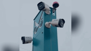 Sistema de monitoramento instalado em Trindade (Foto: Reprodução)