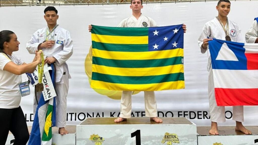 Goiano Davi Stival conquista o Bicampeonato do Brasileiro de Karatê